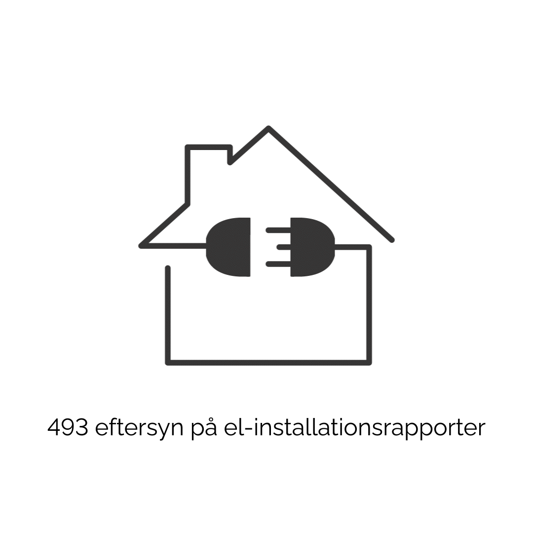 493 eftersyn på el-installationsrapporter